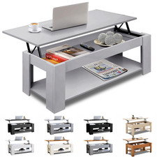 Wooden Coffee Table With Storage Lift Up Living Room Table Home Furniture
