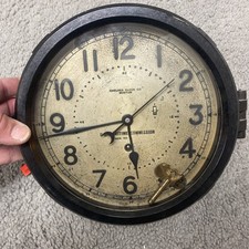 Antique Ww2 Era Chelsea Clock