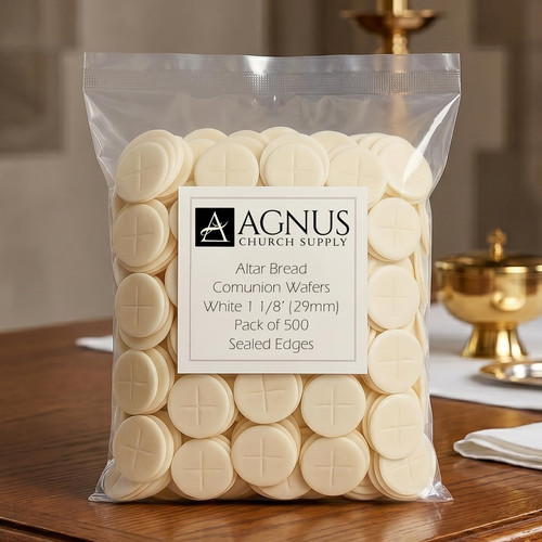 Altar bread white - bread, 1/8"