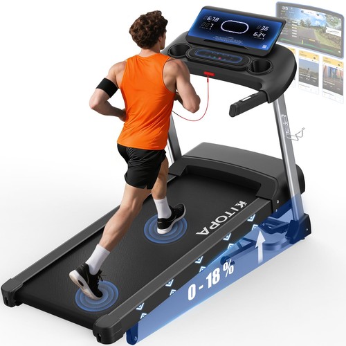 Foldable treadmill with auto - foldable,