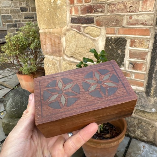 Vintage wood box storage - vintage,