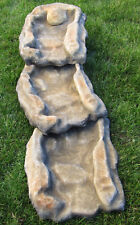 Garden Pond Waterfall sections - Rustic Stone Effect Waterfall  19 Fibreglass