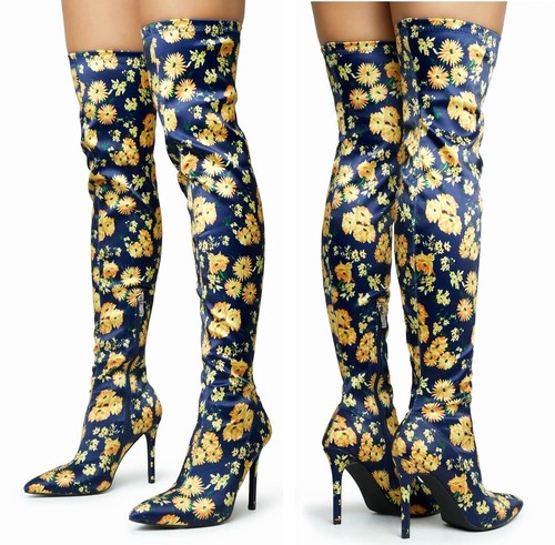 Womens ladies thigh - thigh, boots