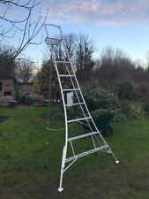 Aluminium Platform Tripod Ladder 3 adj leg, Gardening, Hedging FREE RUBBER FEET