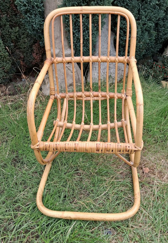 Vintage cane bamboo small