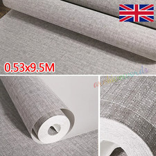 Plain Grey Textured Wallpaper