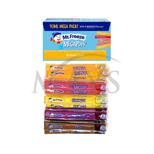 Freeze 90ml mega pops ice - mr,