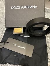Dolce & Gabbana Ladies Black Leather Belt