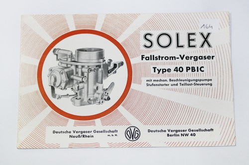 Solex 40pbic 40 pbic - 40pbic,