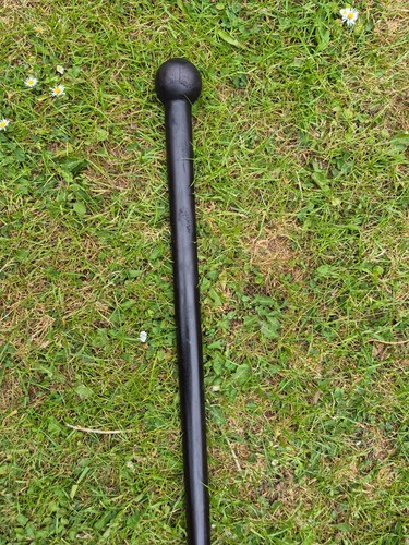 Wooden ebony walking stick - wooden,