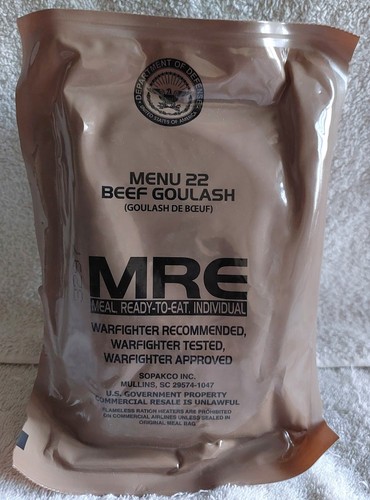 Mre menu beef - mre,