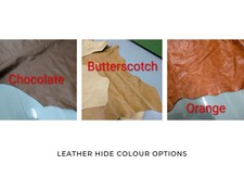 Real leather hides, half hides and off cuts