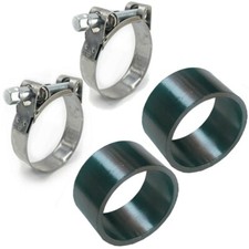 2 x Exhaust Gasket & Clamp
