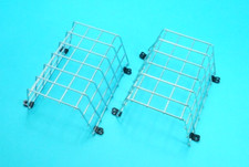 Wire Mesh Lamp Guards for TWIN Modular Trailer Lights - Pair