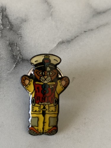 Rnli vintage enamel pin badge - enamel,