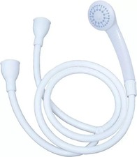 Double Tap Bath Sink Shower Head Hose Spray Hairdresser Pet Push On Mixer