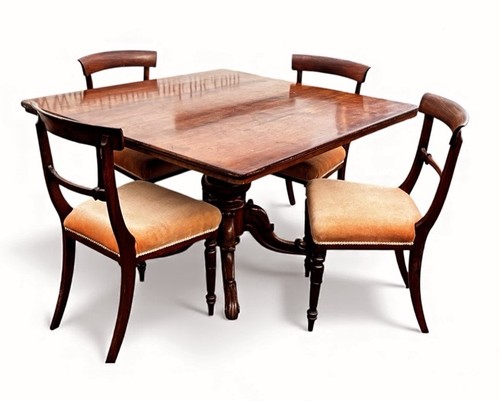 Antique mahogany dining - antique,