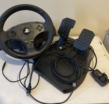 PlayStation Thrustmaster Steering Wheel and Pedals