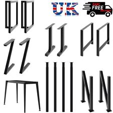 Table Legs Stand Feet Heavy Duty Metal Dining Coffee Bench Office X A Desk Steel