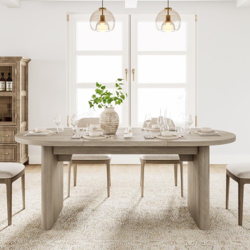 Oval dining table - /70.9",