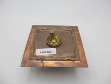 Vintage Brass Light Switch