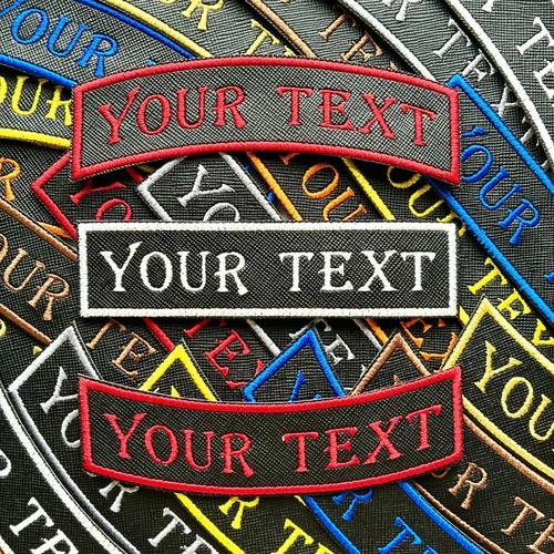Personalised embroidered patch - personalised,