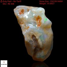Natural Fire Opal Loose Rough