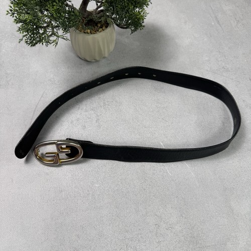 Vintage gucci belt leather - gg,