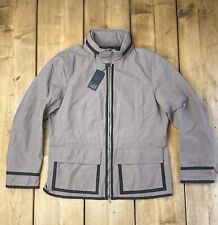 PAL ZILERI Beige Zip-Up Jacket UK40 IT50 Pal Zileri Lab Range