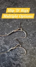 5 or 10 Slip 'D' Carp Rigs