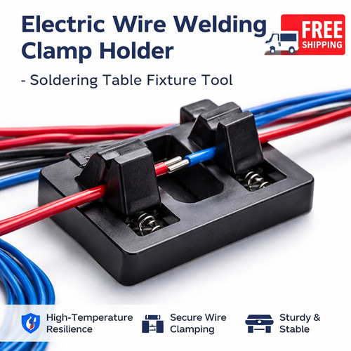 Electric wire welding clamp - welding,