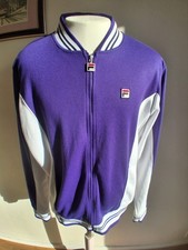 Vgc Fila Classic Zip Track Top
