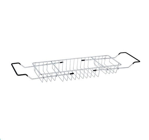 Extendable chrome over bath - chrome,