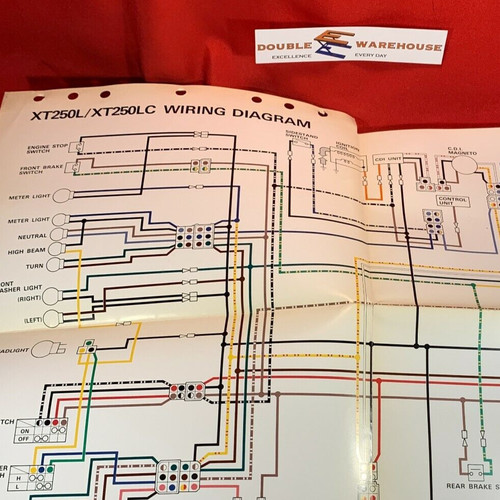Yamaha wiring diagram - yamaha, xt250l