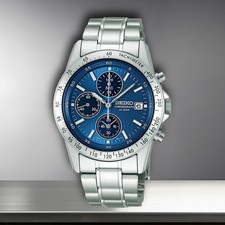 New Item SEIKO WATCH Men's Quartz Chronograph Watch SBTQ071