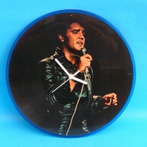 Elvis presley wall - wall, clock