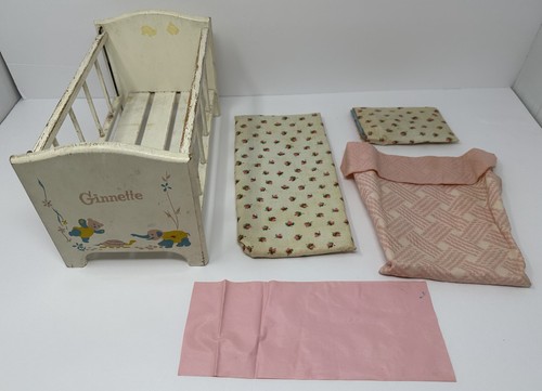 Ginnette doll crib wood - ginnette,