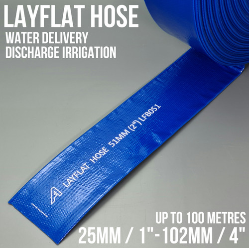 Blue pvc layflat - blue,