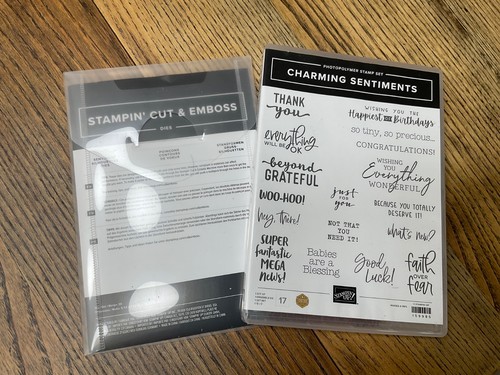 Stampin stamps and dies - stamps,