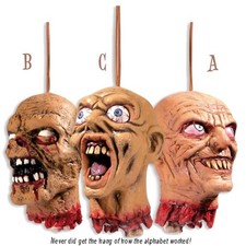 Hanging decapitated head - hanging,
