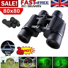 10000M HD 80X80 Military Zoom Binoculars Day/Night Army Optics Hunting Camping.