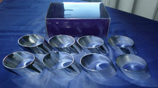 Set of 8 Chrome Plated 
