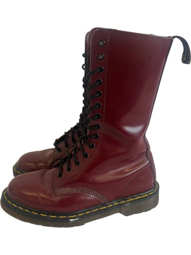 Martens cherry red - martens, leather