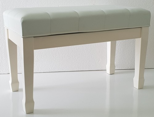 Piano bench duet - duet, white