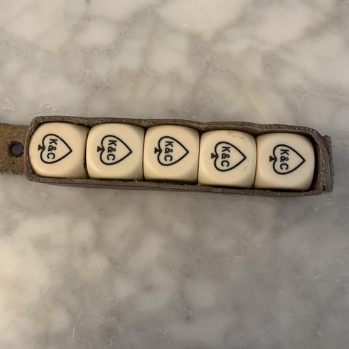 Vintage poker dice - poker,