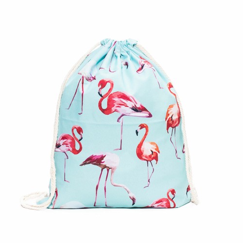 Gym bag sports bag flamingo