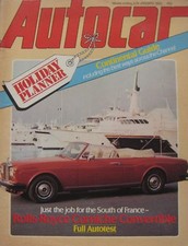 Autocar magazine 2-9/1/1982
