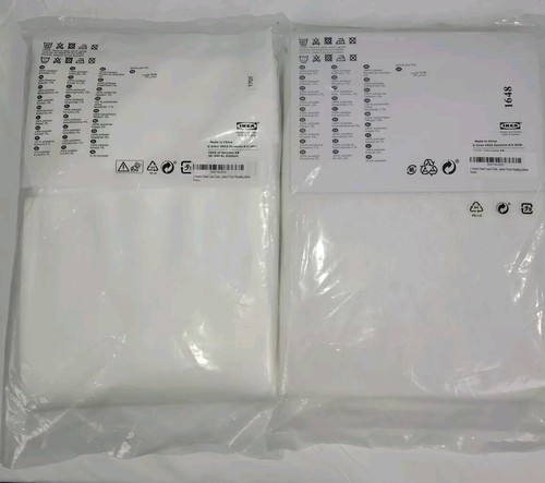 Ikea lill sheer white curtains - lill,
