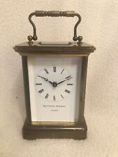 MATTHEW NORMAN CARRIAGE CLOCK, VINTAGE CLOCK, MANTLE CLOCK,