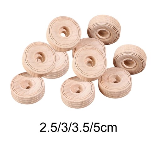 Wood craft wheels paintable - wood,